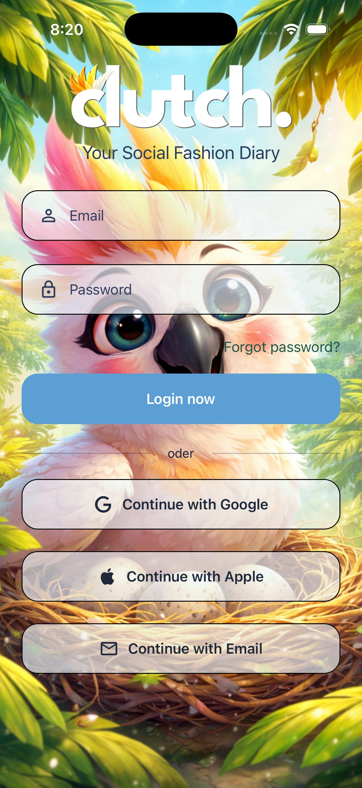 Login Screen